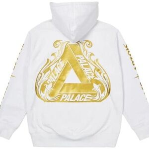 Palace Artois White and Gold Men's Hoodie